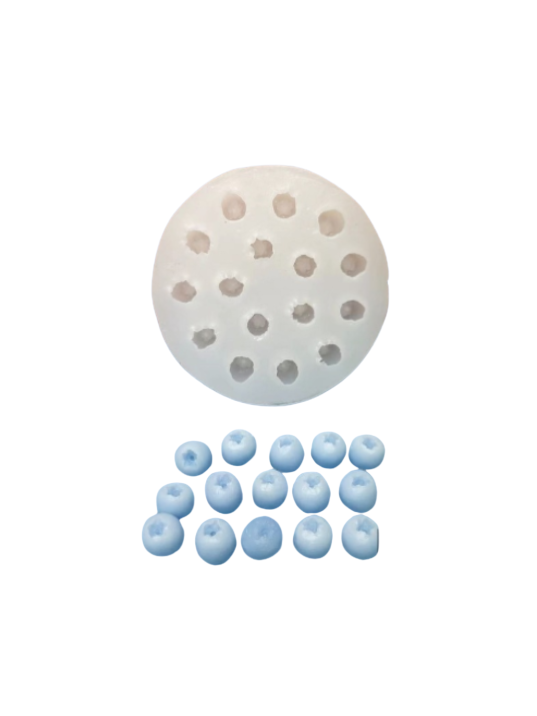 Molde de silicona mini arandanos