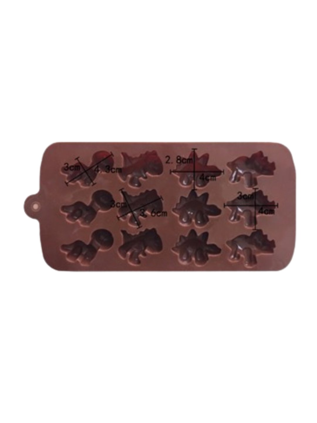 Molde de silicona Mini dinosaurios