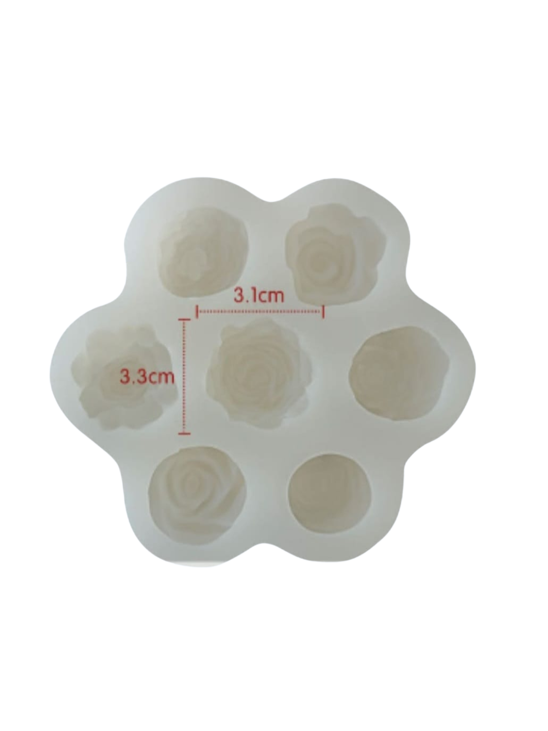 Molde Mini Rosas J-0738