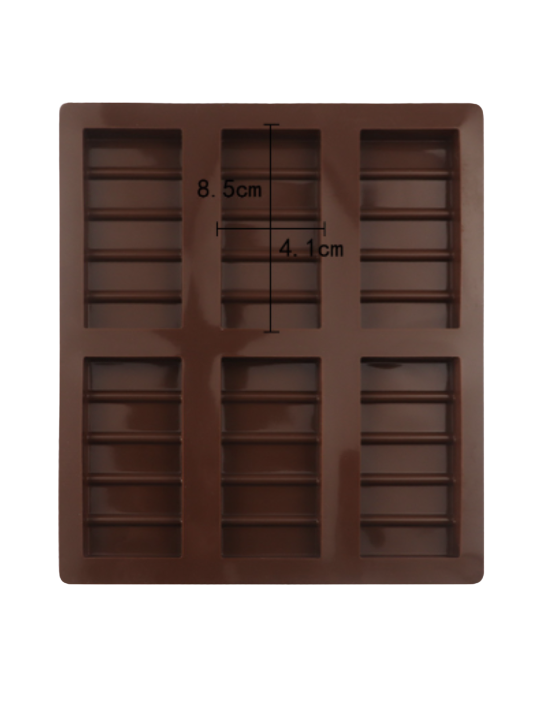 Molde de silicona barra de chocolatina
