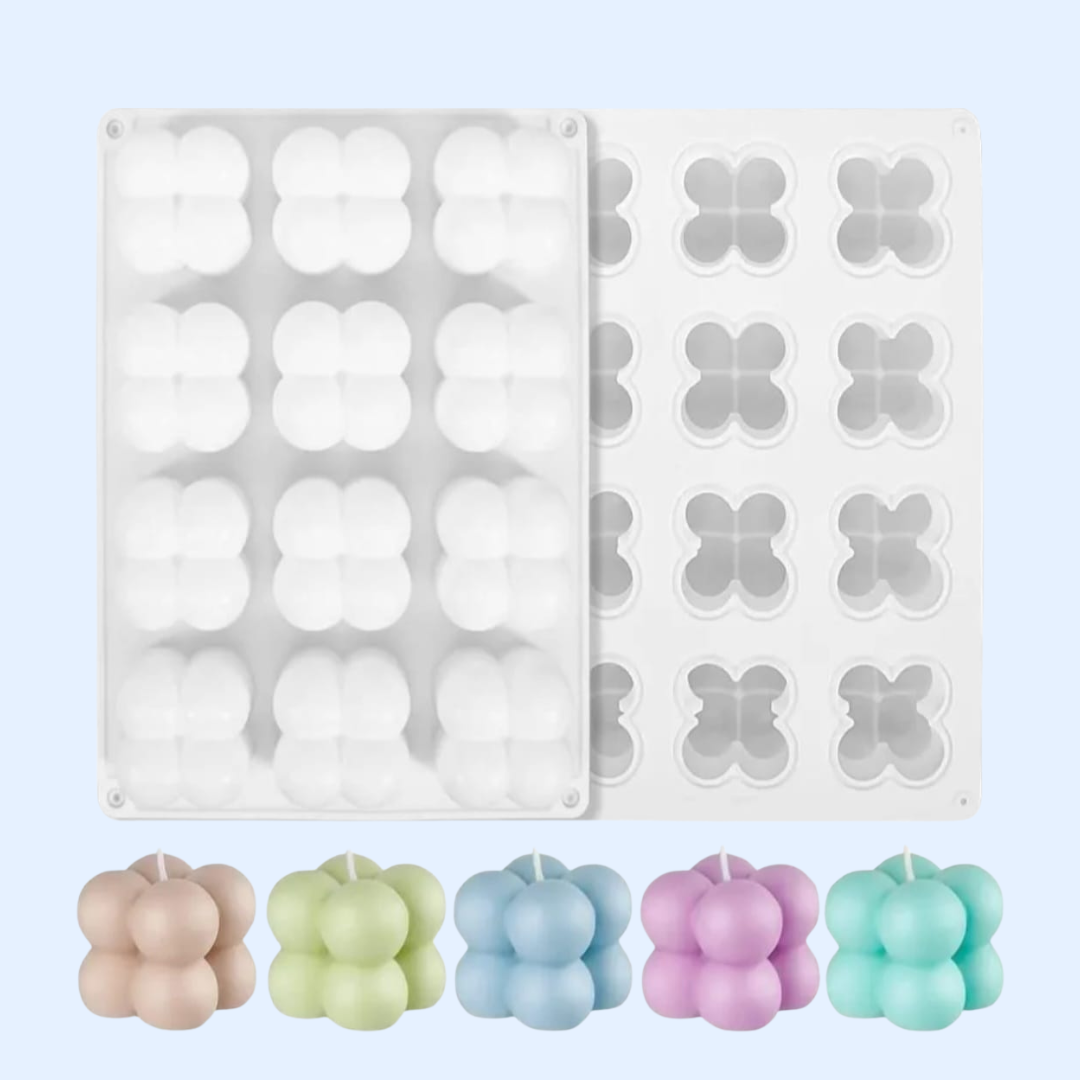 Molde Mini Cubo de 15 Cavidades