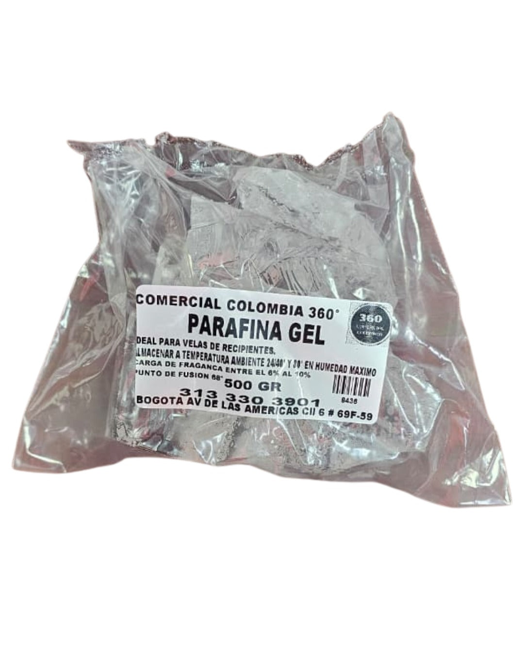 Parafina en gel