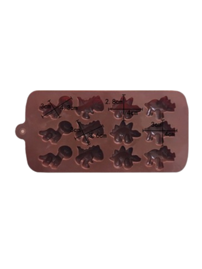 Molde de silicona Mini dinosaurios