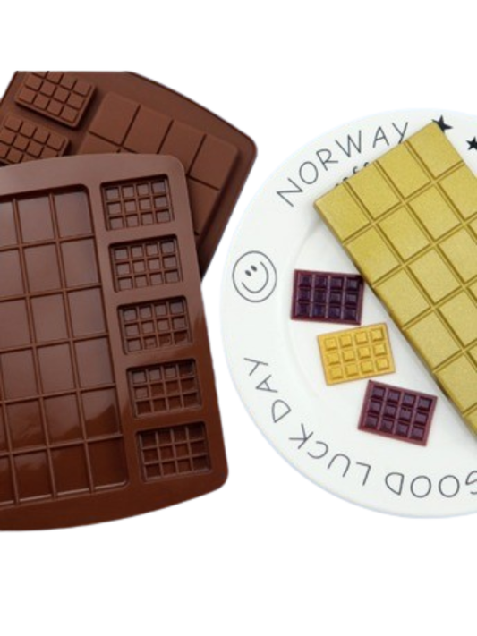 Molde de silicona chocolatinas 6 Cavidades