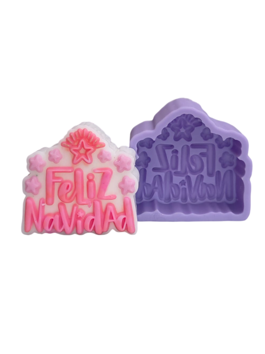 Molde Feliz Navidad