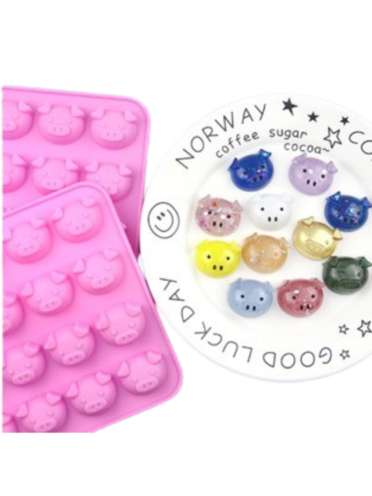 Molde de silicona mini hello kitty