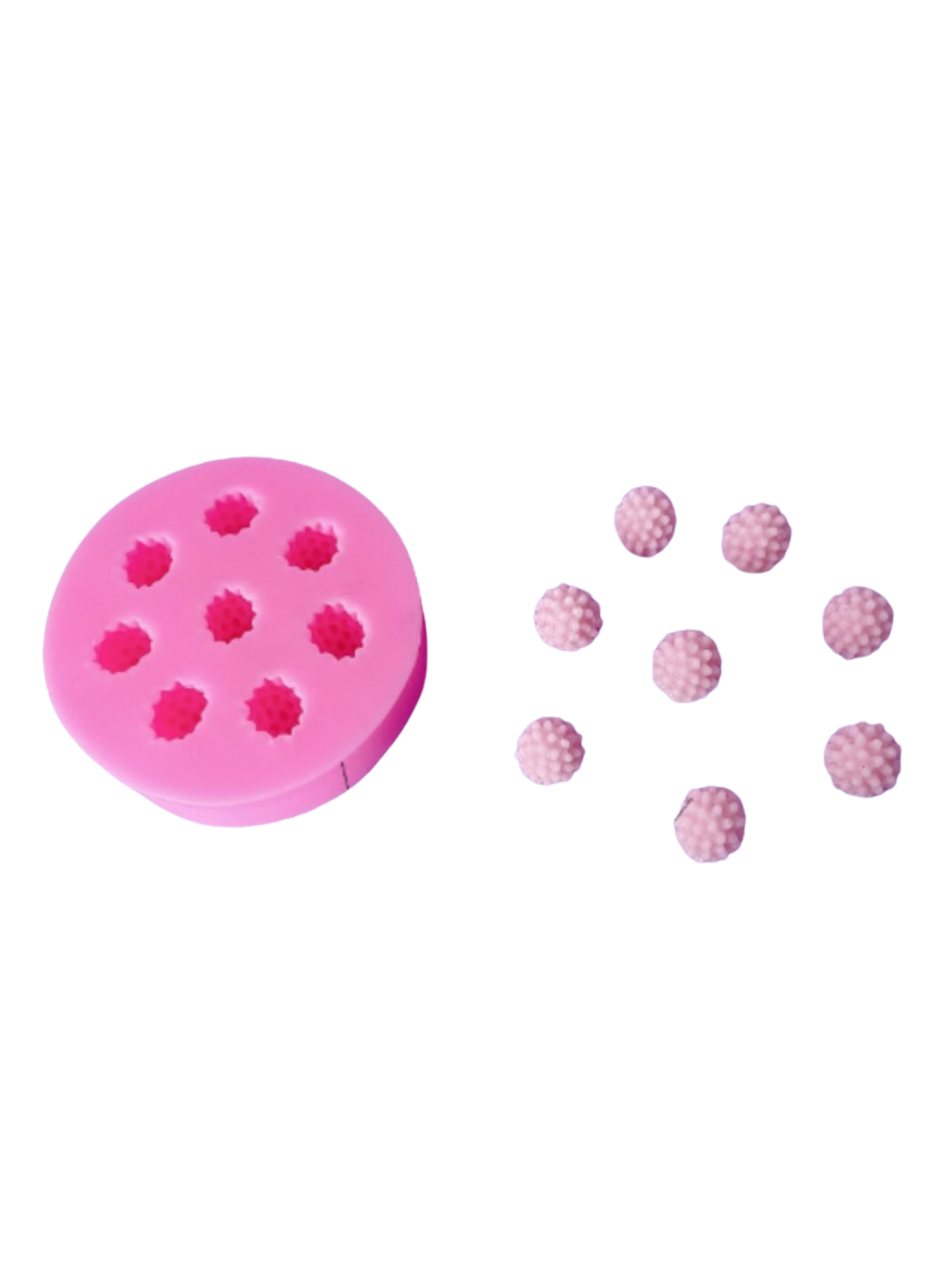 Molde de silicona moras