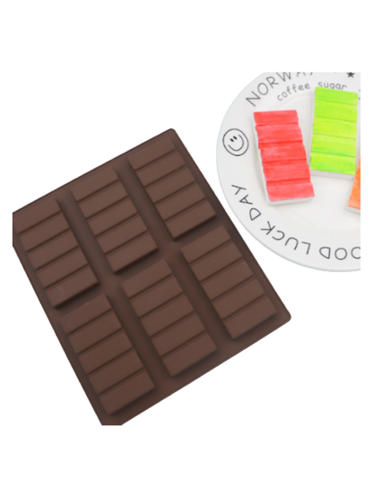 Molde de silicona barra de chocolatina