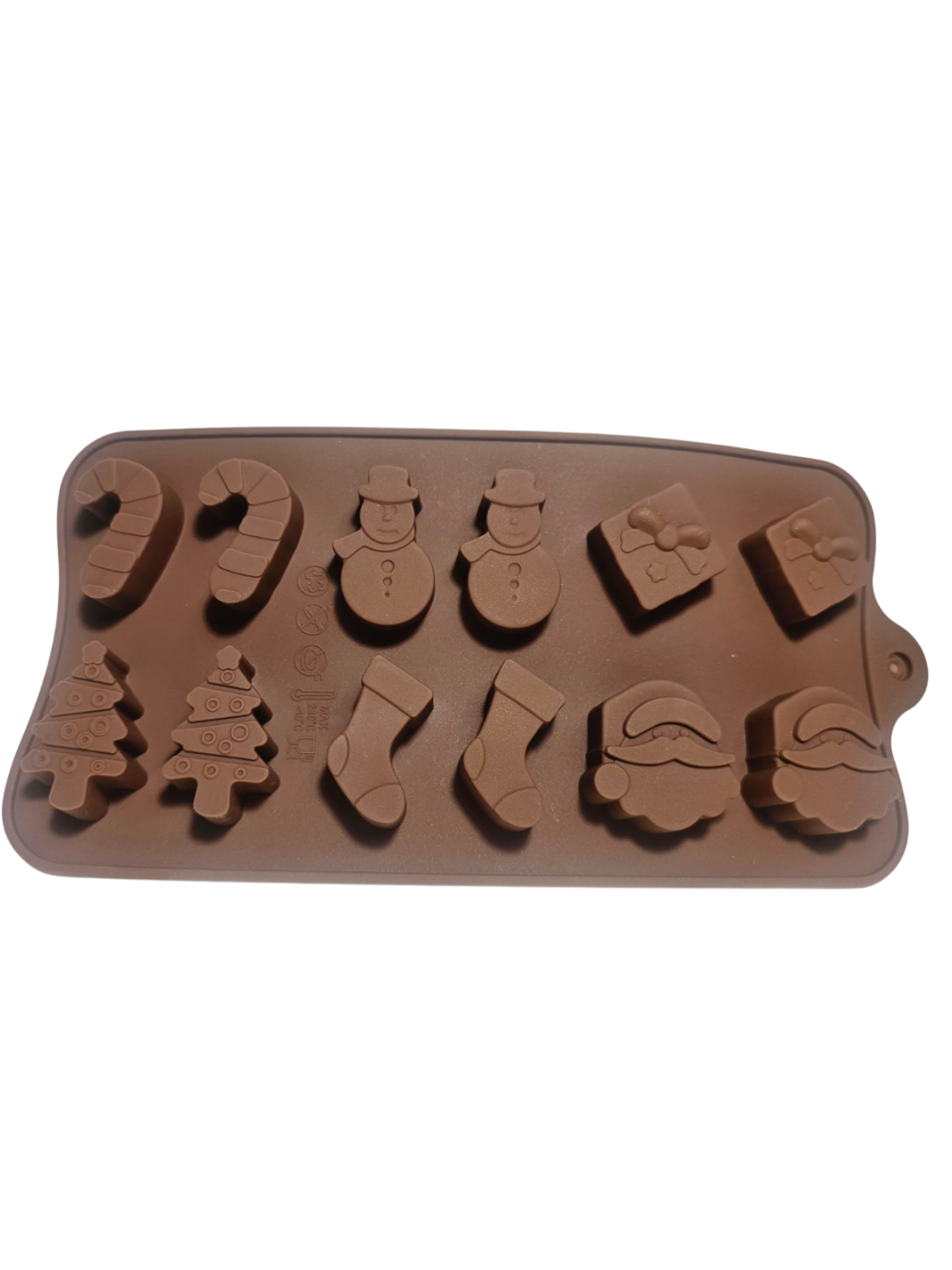 Molde choco botas navidad