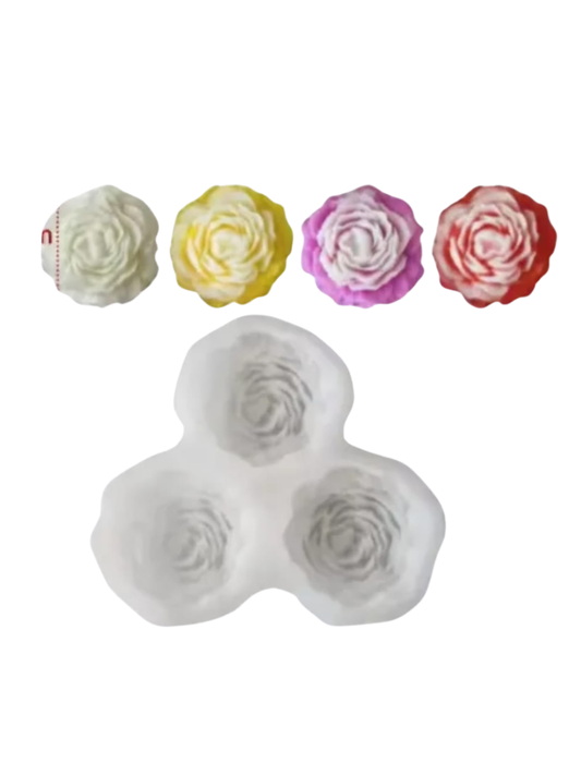 Molde Peony 3 Cavidades