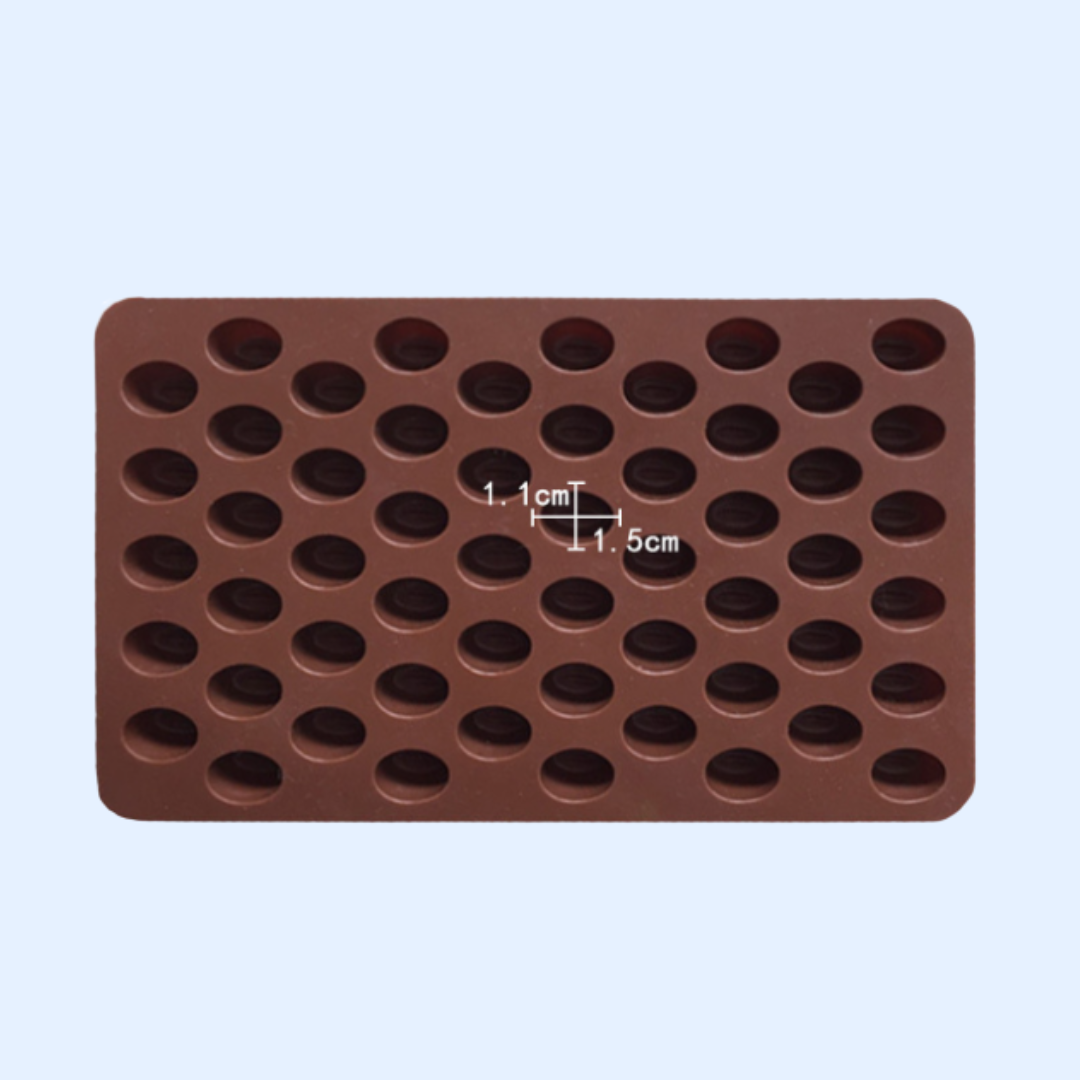 Molde de silicona mini granos de café