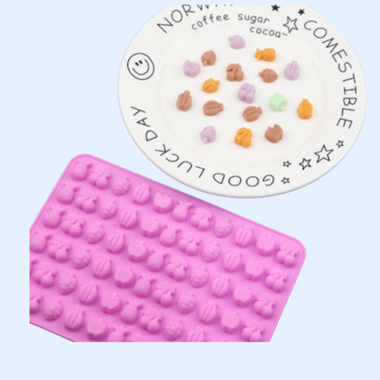 Molde de silicona mini frutas