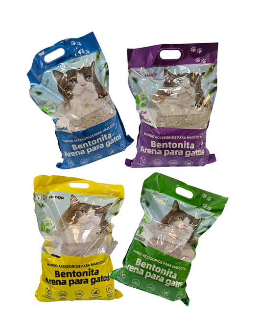 Arena Para Gatos Con Aroma Bolsa x4 und