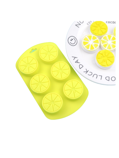 Molde de silicona limones - 6 cavidades