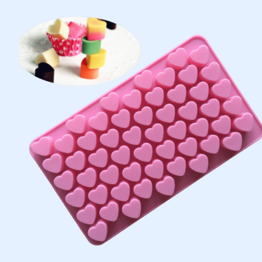 Molde de silicona mini corazones