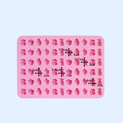 Molde de silicona mini frutas