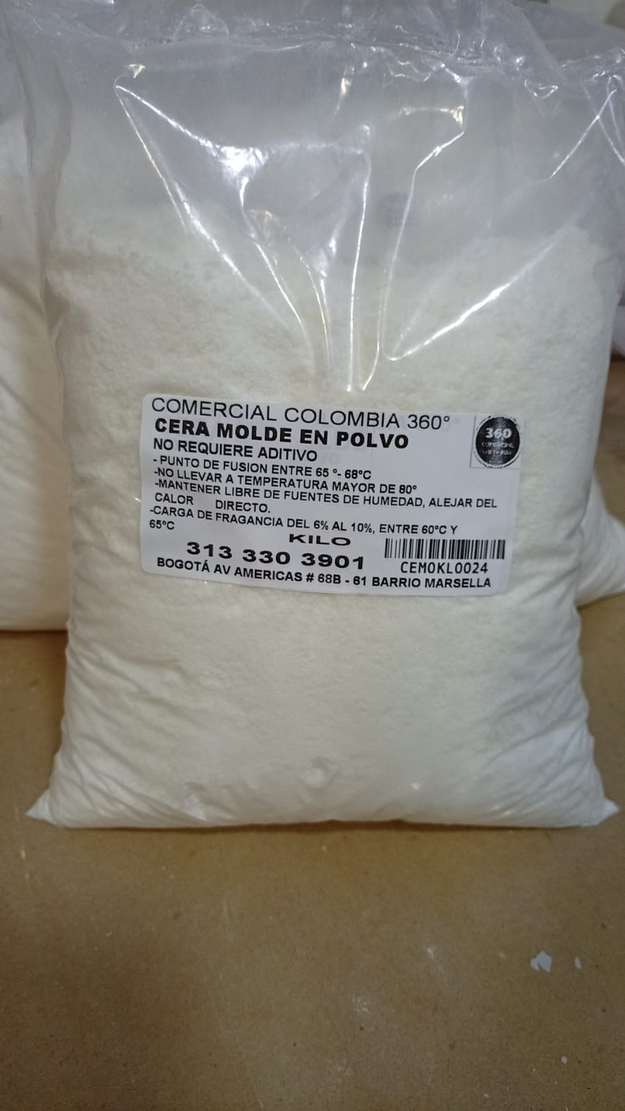 Cera para Molde en Polvo