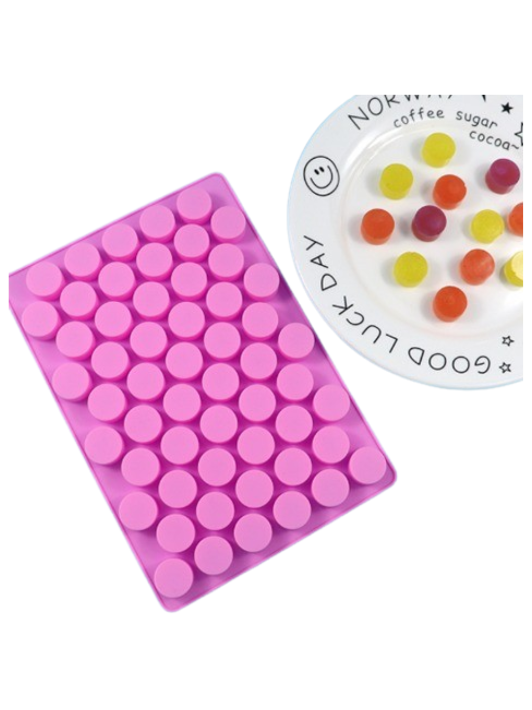 Molde de silicona circulitos mini 50 cav