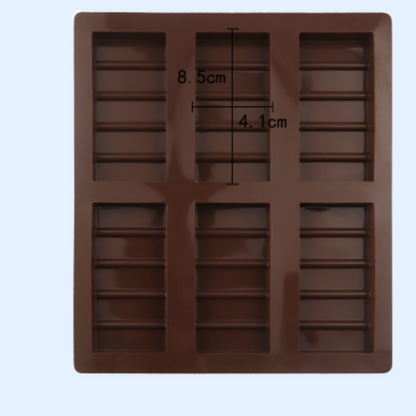 Molde de silicona barra de chocolatina
