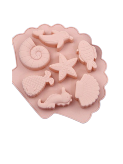 Molde de silicona concha de mar