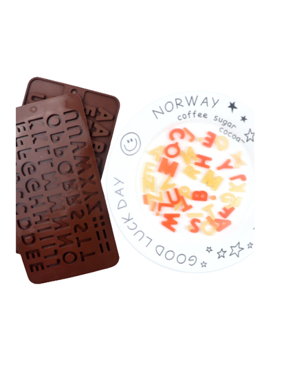 Molde de silicona letras