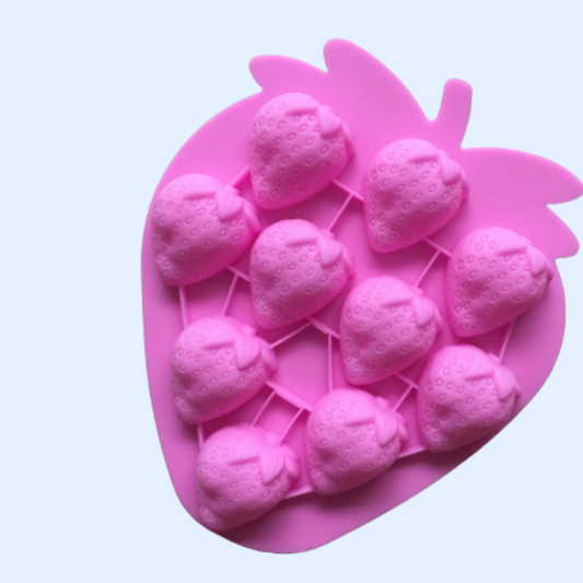 Molde de silicona fresas