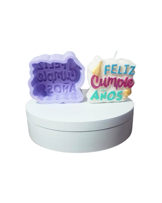 Molde "Feliz Cumpleaños"