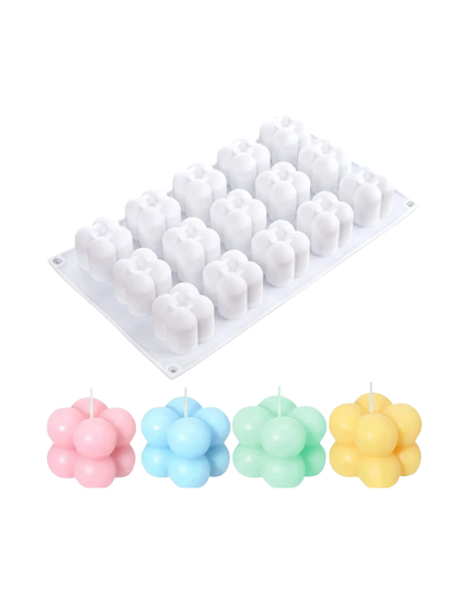 Molde Mini Cubo de 15 Cavidades