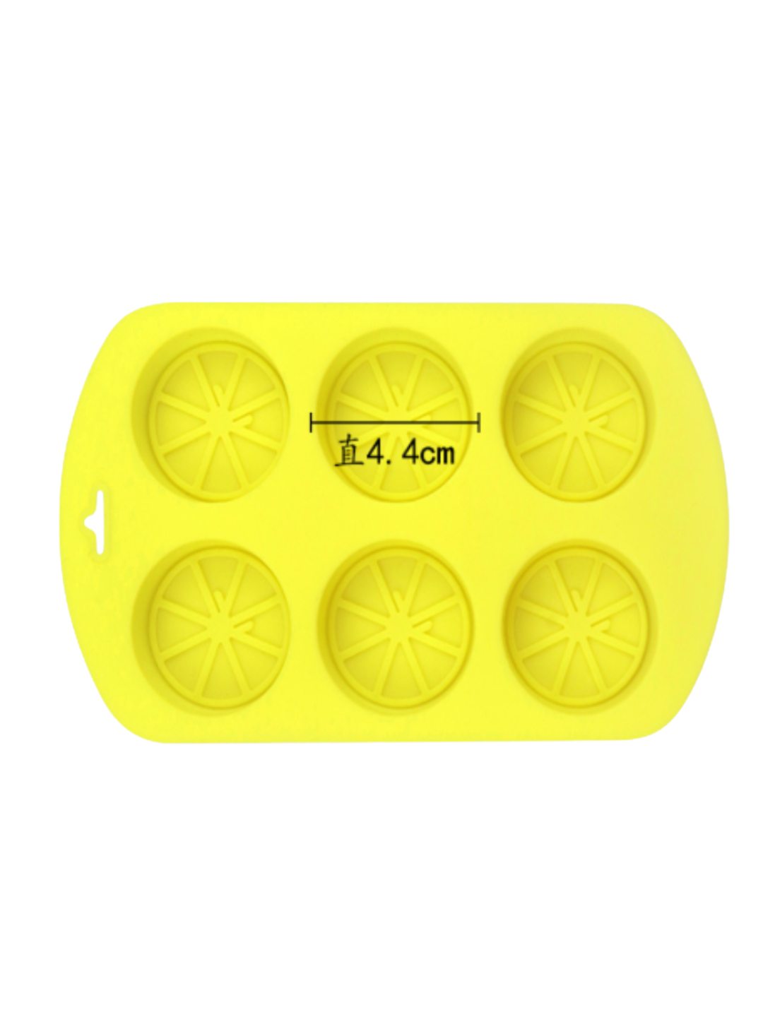 Molde de silicona limones - 6 cavidades