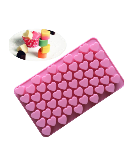 Molde de silicona mini corazones