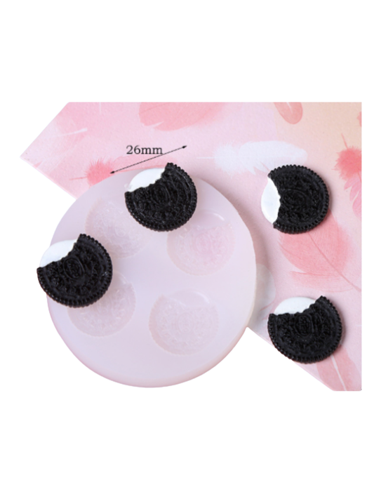 Molde de silicona galletas oreo