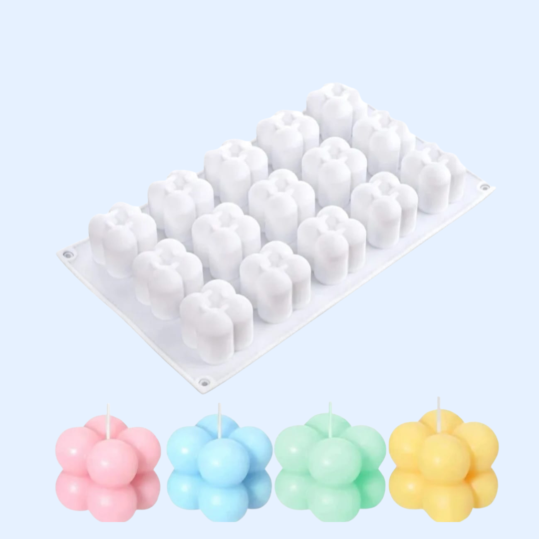 Molde Mini Cubo de 15 Cavidades