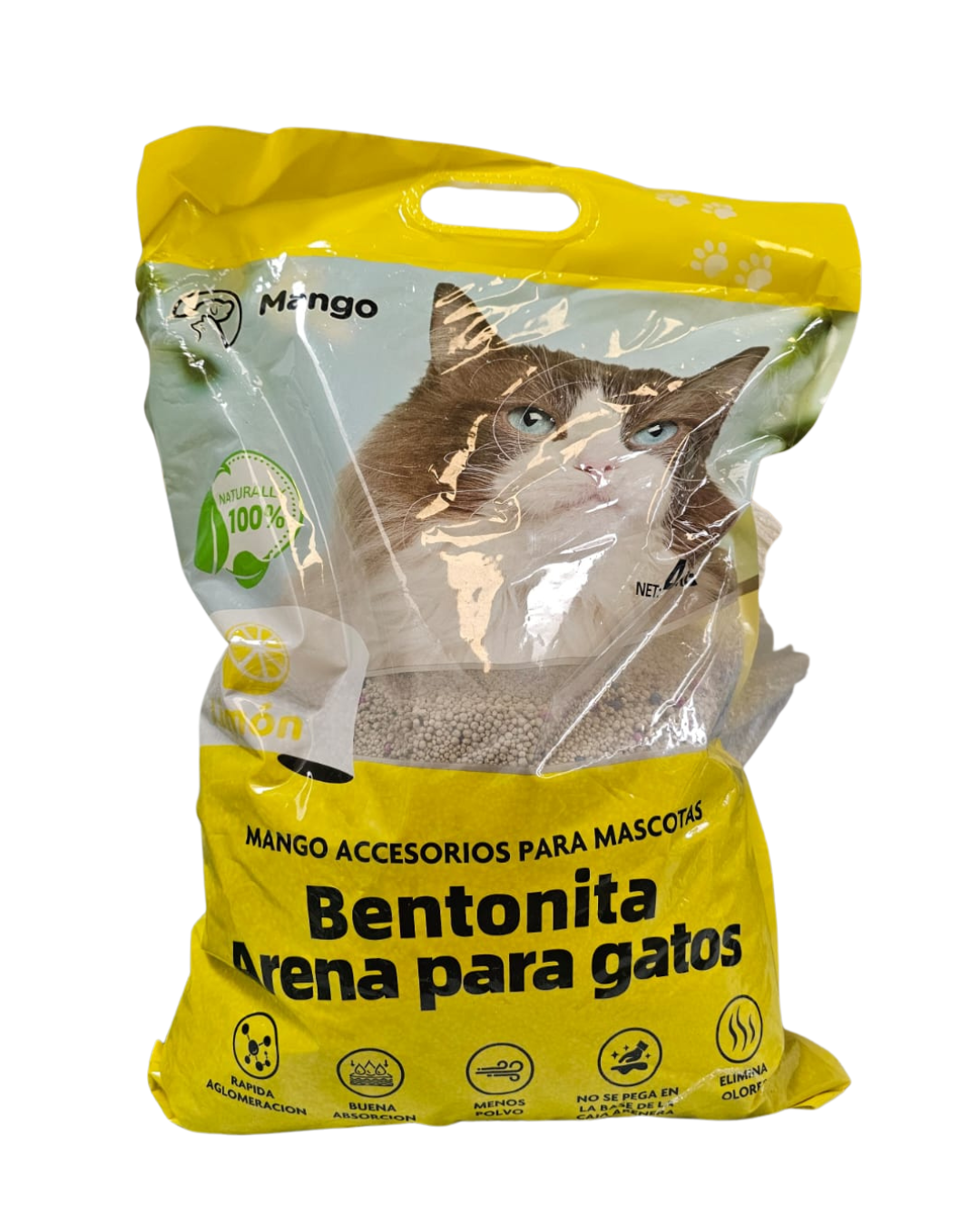 Arena Para Gatos Con Aroma Limón