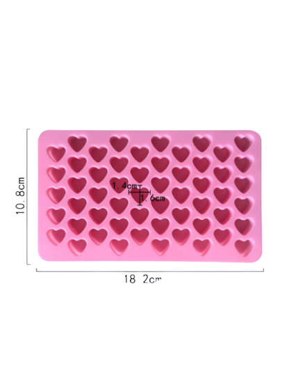 Molde de silicona mini corazones