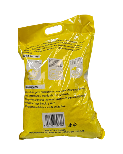 Arena Para Gatos Con Aroma Limón