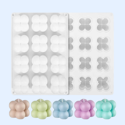 Molde Mini Cubo de 15 Cavidades