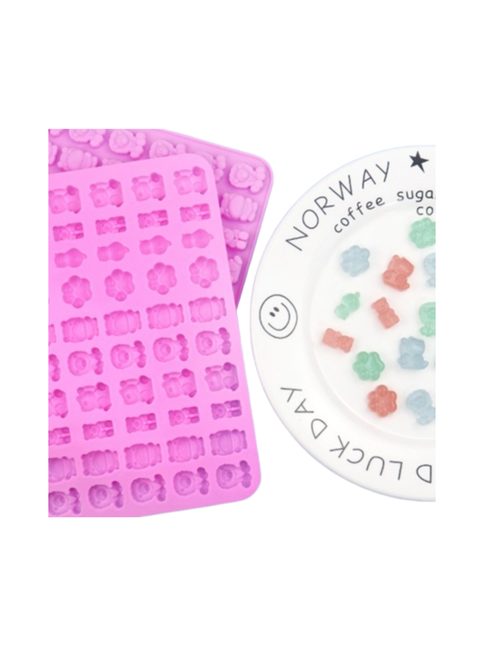 Molde de silicona mini animalitos