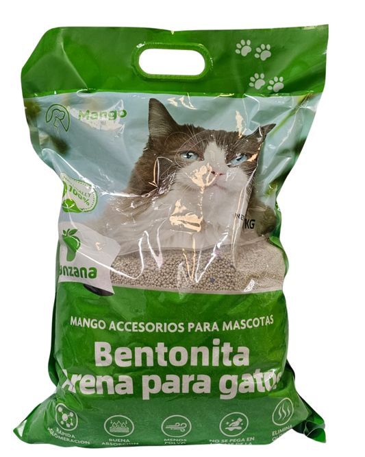 Arena Para Gatos Con Aroma Manzana