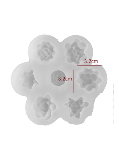 Molde de Mini Suculentas J- 1145