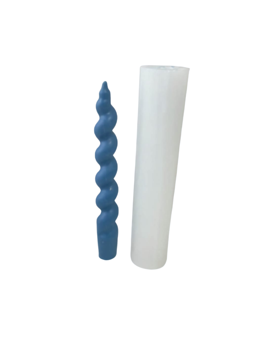 Molde de  Vela Candelabro En Espiral