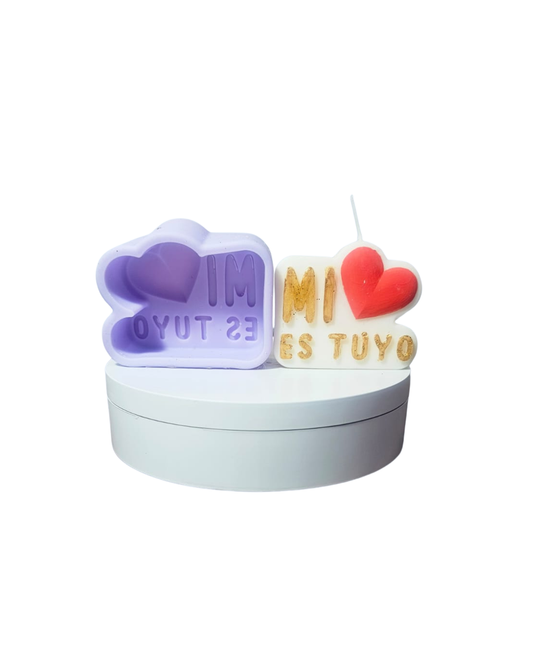 Molde "Mi Corazón es tuyo"