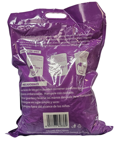 Arena Para Gatos Con Aroma Lavanda