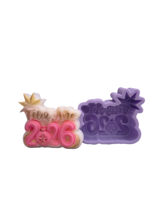 Molde Feliz año 2026