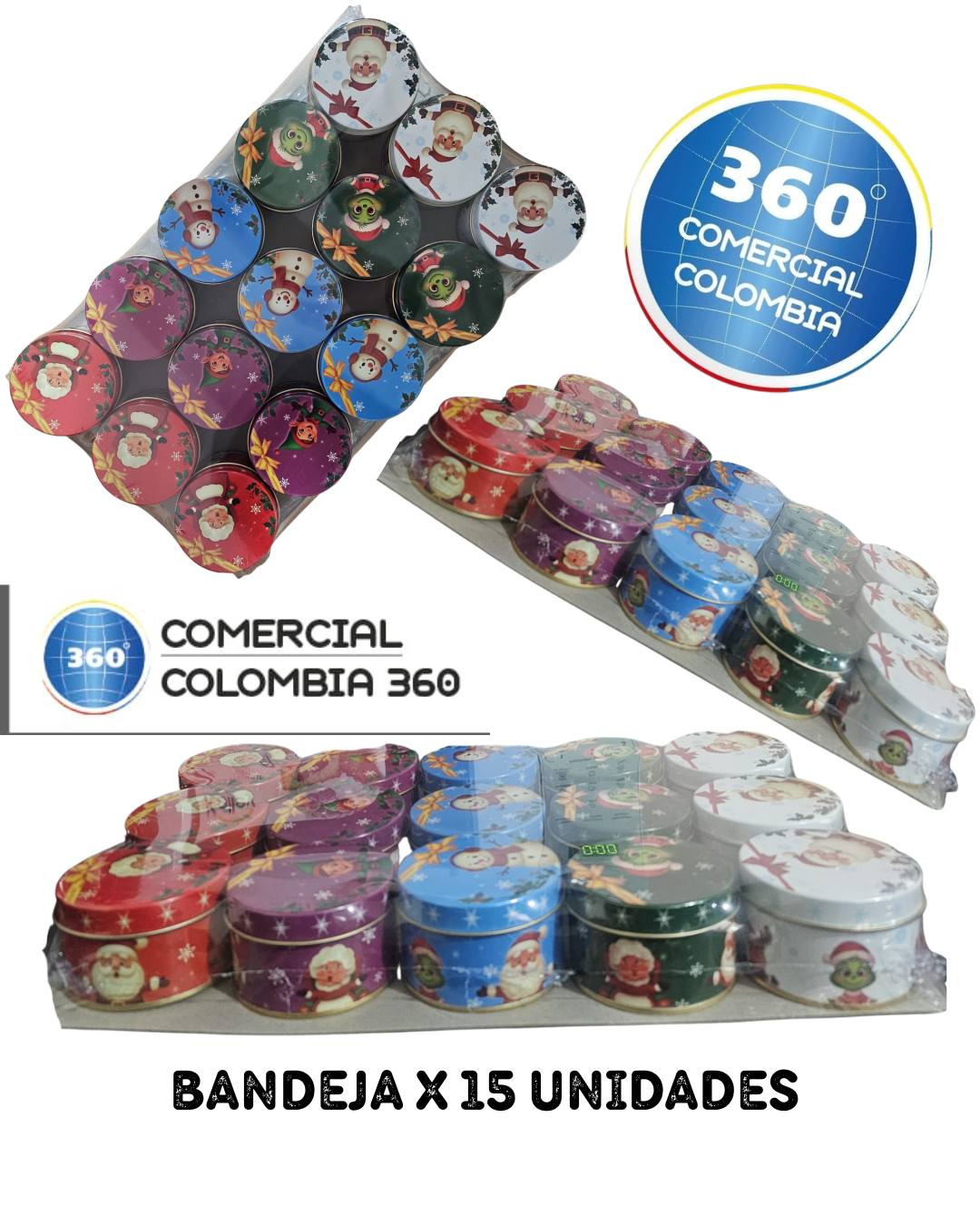 Bandeja x 15 unidades