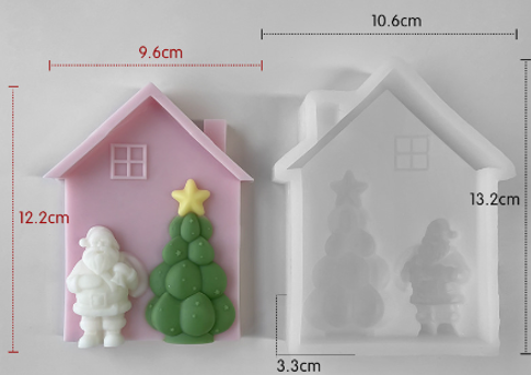 Molde Casa Navidad J-0731