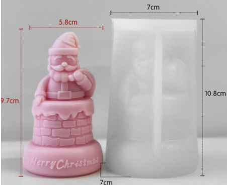 Papá Noel en Chimenea J-5149
