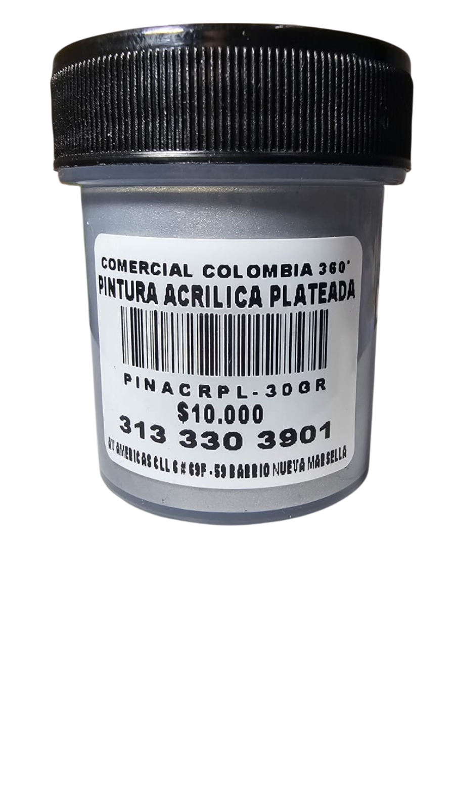 Vinilo Acrílico Plateado