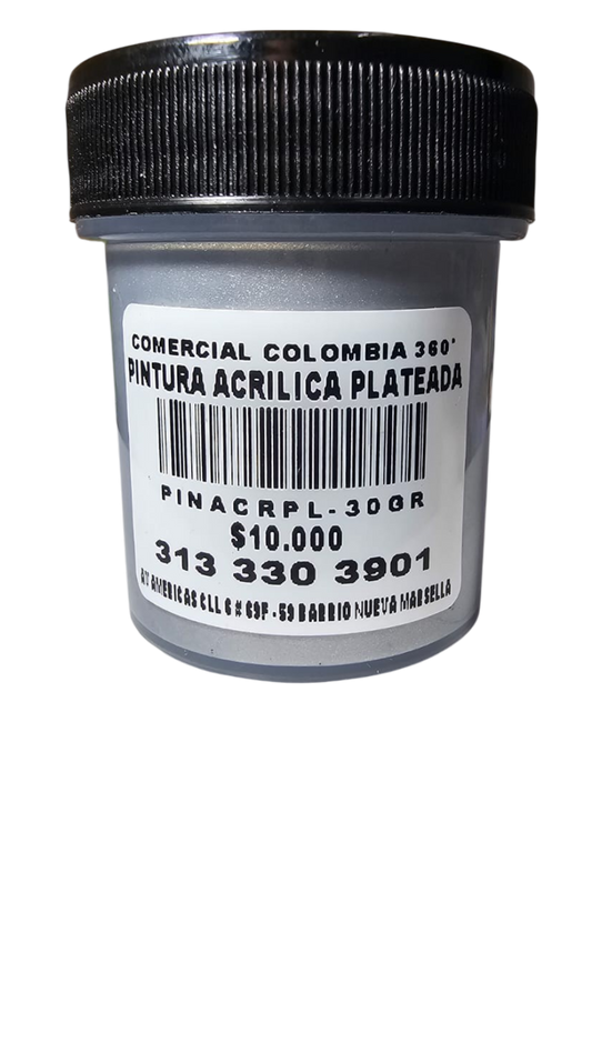 Vinilo Acrílico Plateado