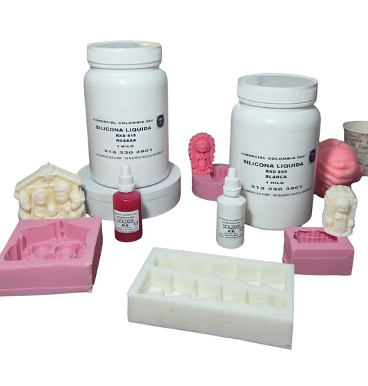 Silicona Rubber para Moldes + Catalizador