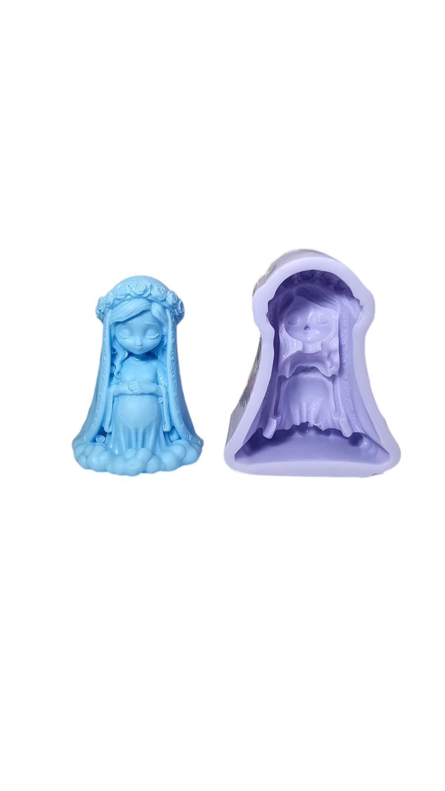Molde Virgen Dulce Espera Pequeña